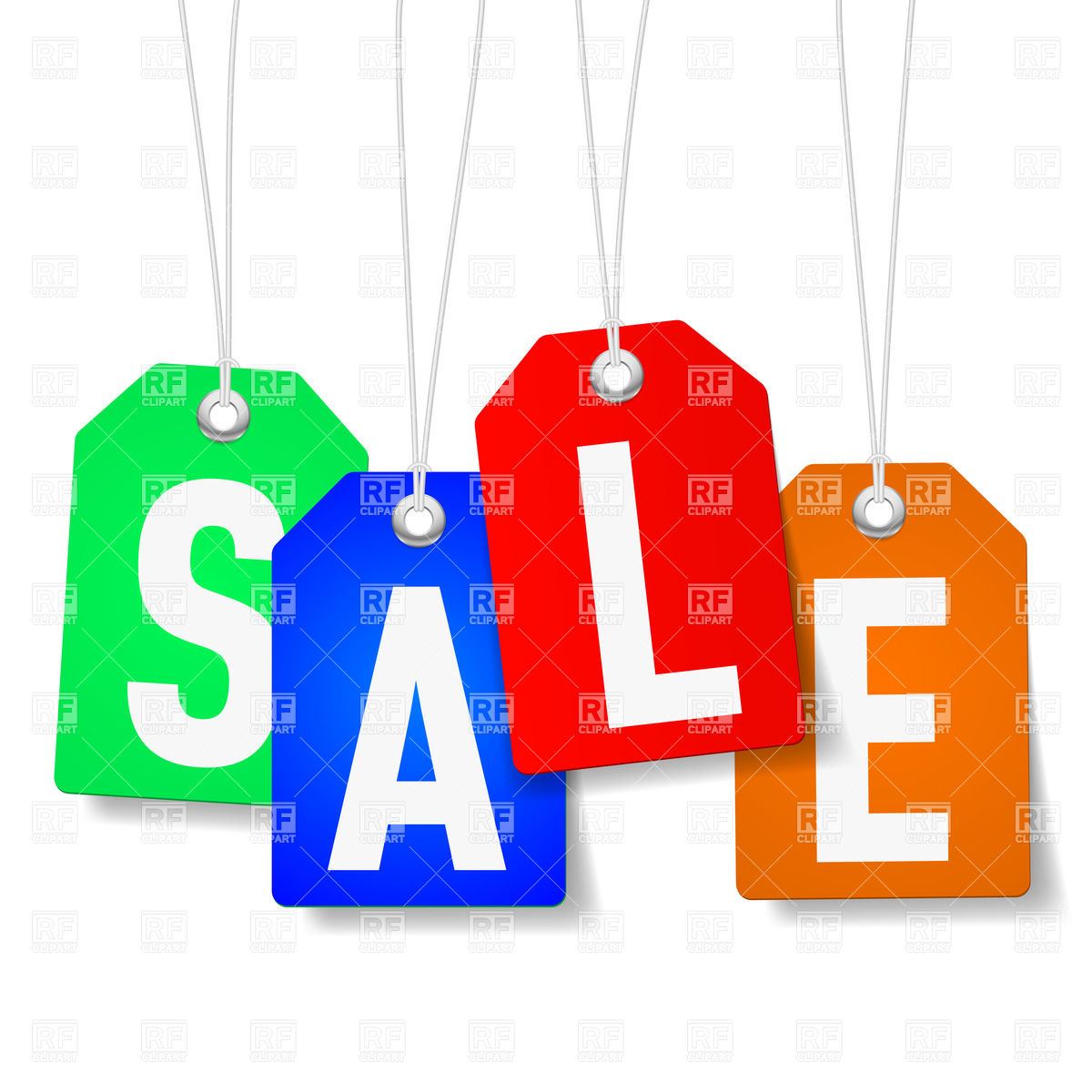 Colorful Sale Price Tags Icons And Emblems Download Royalty Free