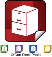 File Cabinet Vector Clip Art Illustrations  245 File Cabinet Clipart