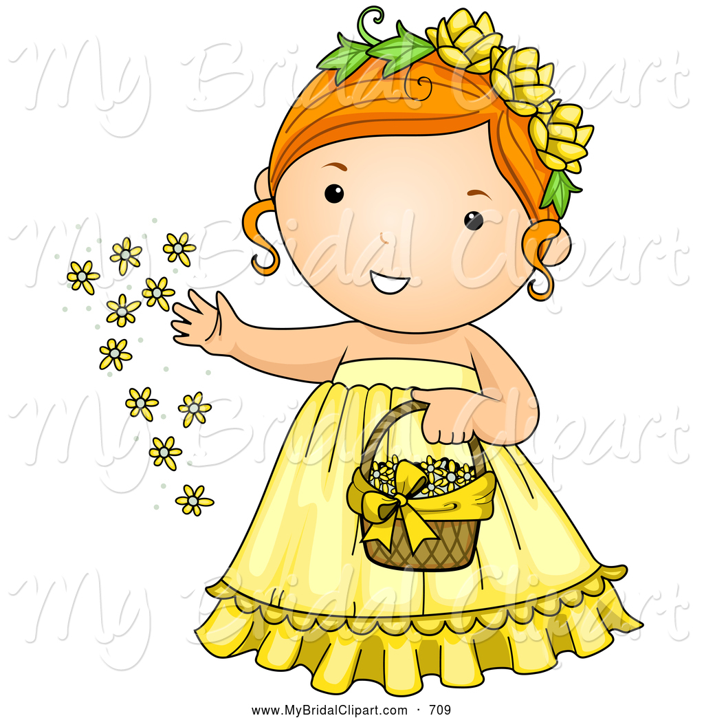 Flower Girl Dress Clipart