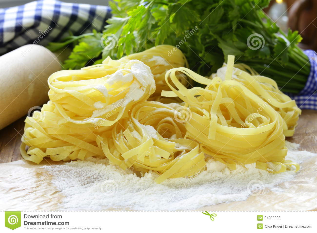 Homemade Noodles  Pasta  Royalty Free Stock Photos   Image  34033398