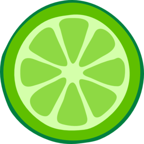 Lime Slice Clip Art At Clker Com   Vector Clip Art Online Royalty    