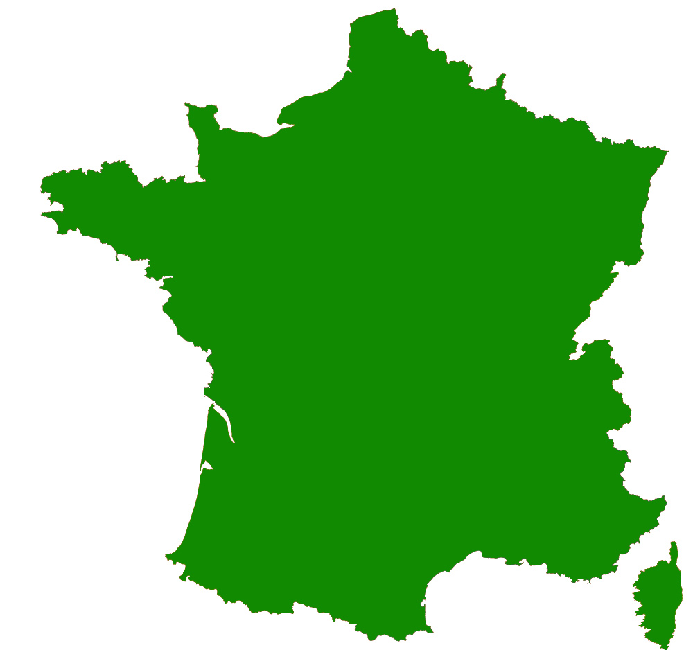Outline Map Of France   Clipart Best