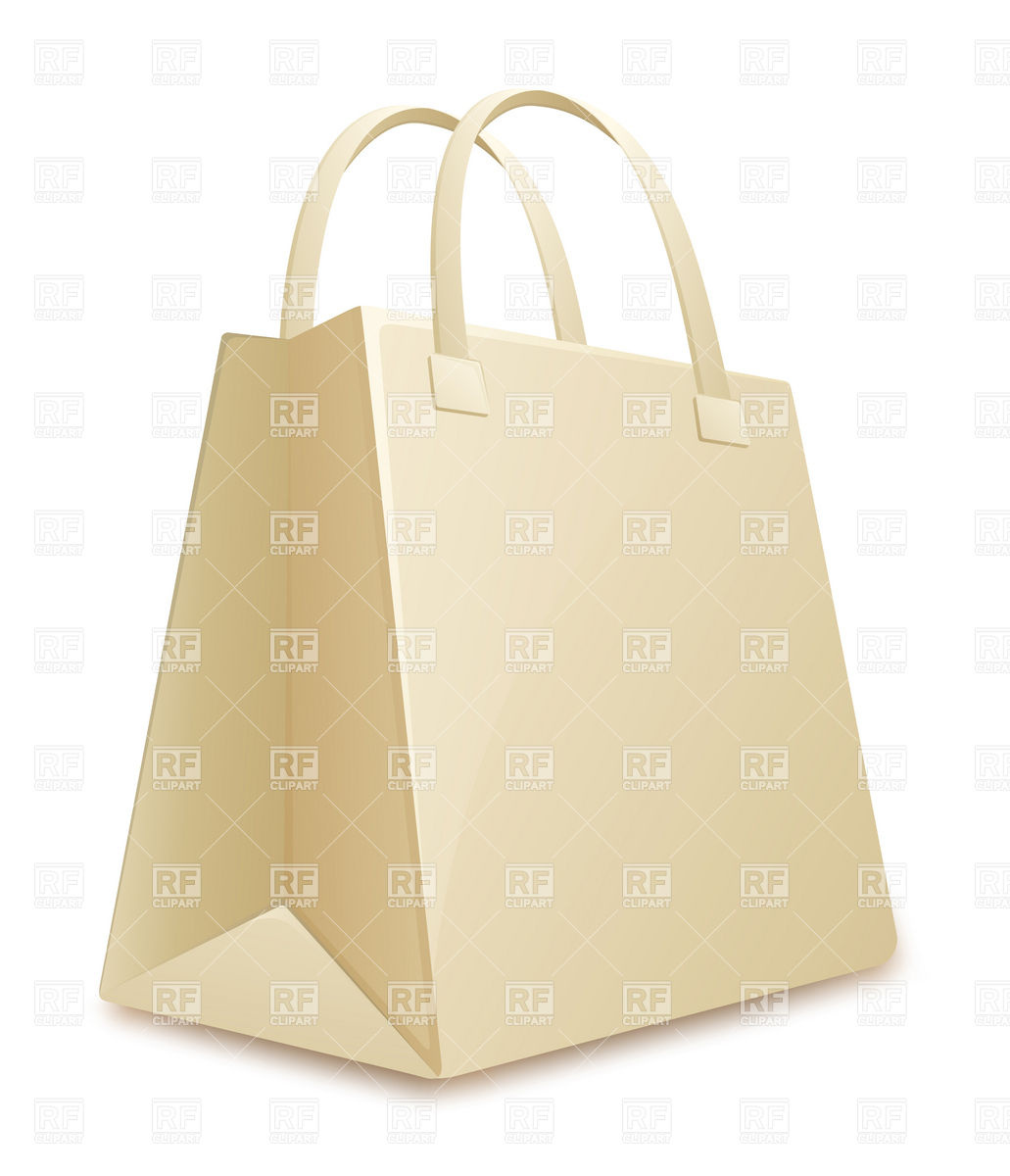 Paper Shopping Bag 5872 Download Royalty Free Vector Clipart  Eps
