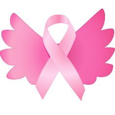 Pink Ribbon W  Angel Wings Breast Cancer Awareness Item Support Tee S