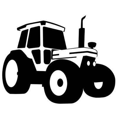 Report Browse   Arts   Design   Silhouette Traced Tractor Vehicle