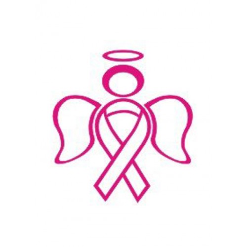 Ribbon Angel For Cancer Awareness