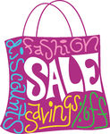 Shopping Bag   Text Illustration Featuring A Shopping Bag