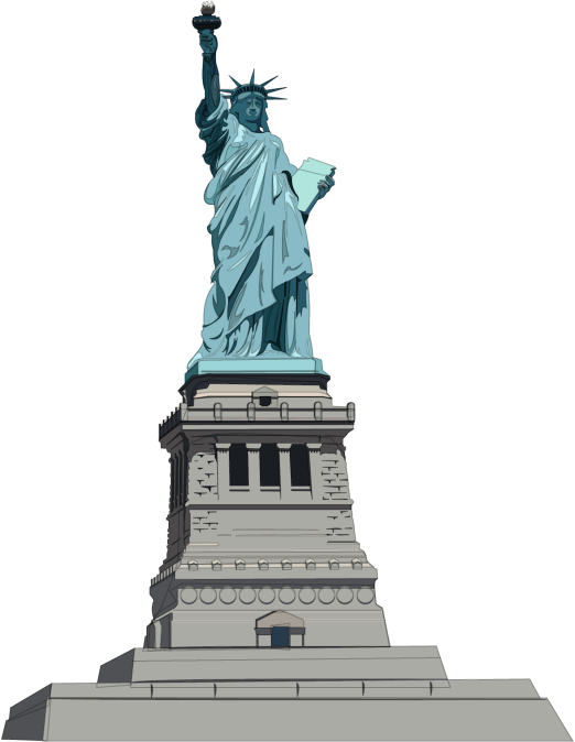 Statue Of Liberty   Clipart Fort