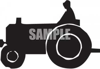 Tractor Silhouette Clipart   Free Clip Art Images