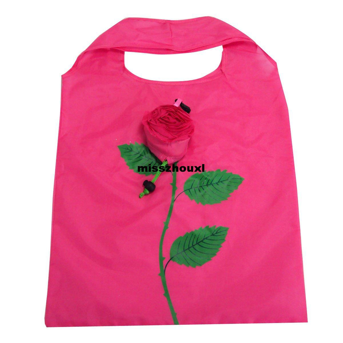 Wholesale Shopping Bag   Buy Top Cute Rose Shape Foldable Shopping