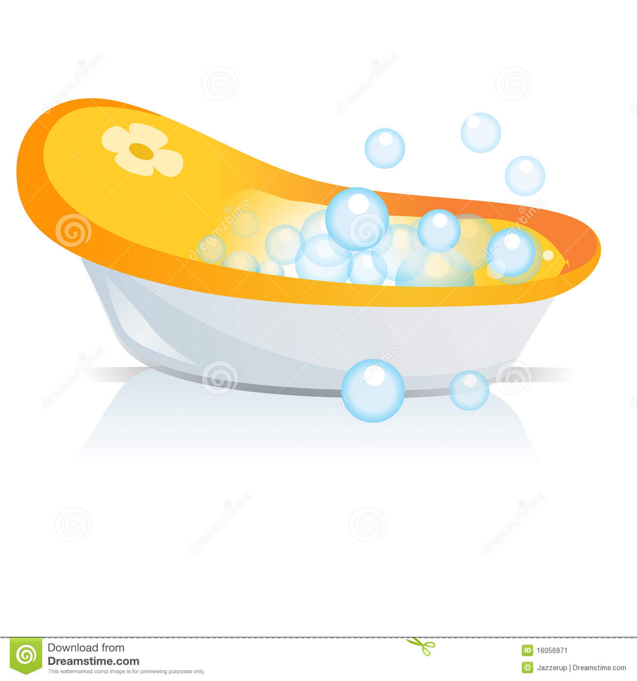 Baby Bath Tub Stock Image   Image  16056971