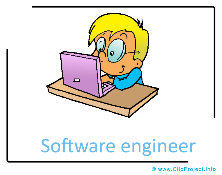 Clip Art Title  Software Engineer Clipart Image   Career Clipart