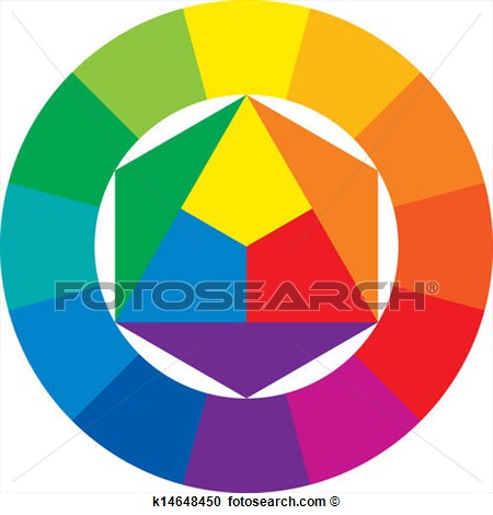Color Wheel  Color Circle  Abstract Illustrative Organization Of