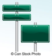 Direction Signs Vector Clipart And Illustrations
