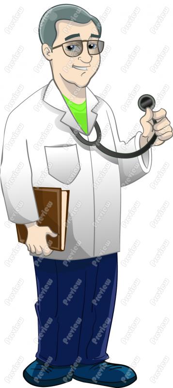 Doctor Clip Art 11 Formats Included With This Cartoon Doctor