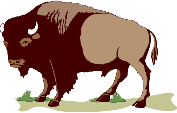 Free Buffalo Clipart   Clipart Picture 3 Of 11