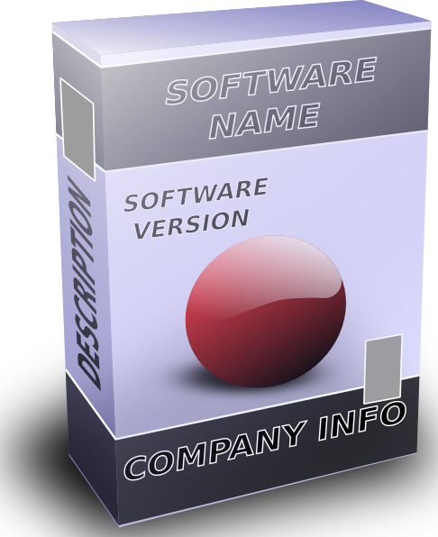 Free Vector Software Box Clip Art 105523 Software Box Clip Art Hight