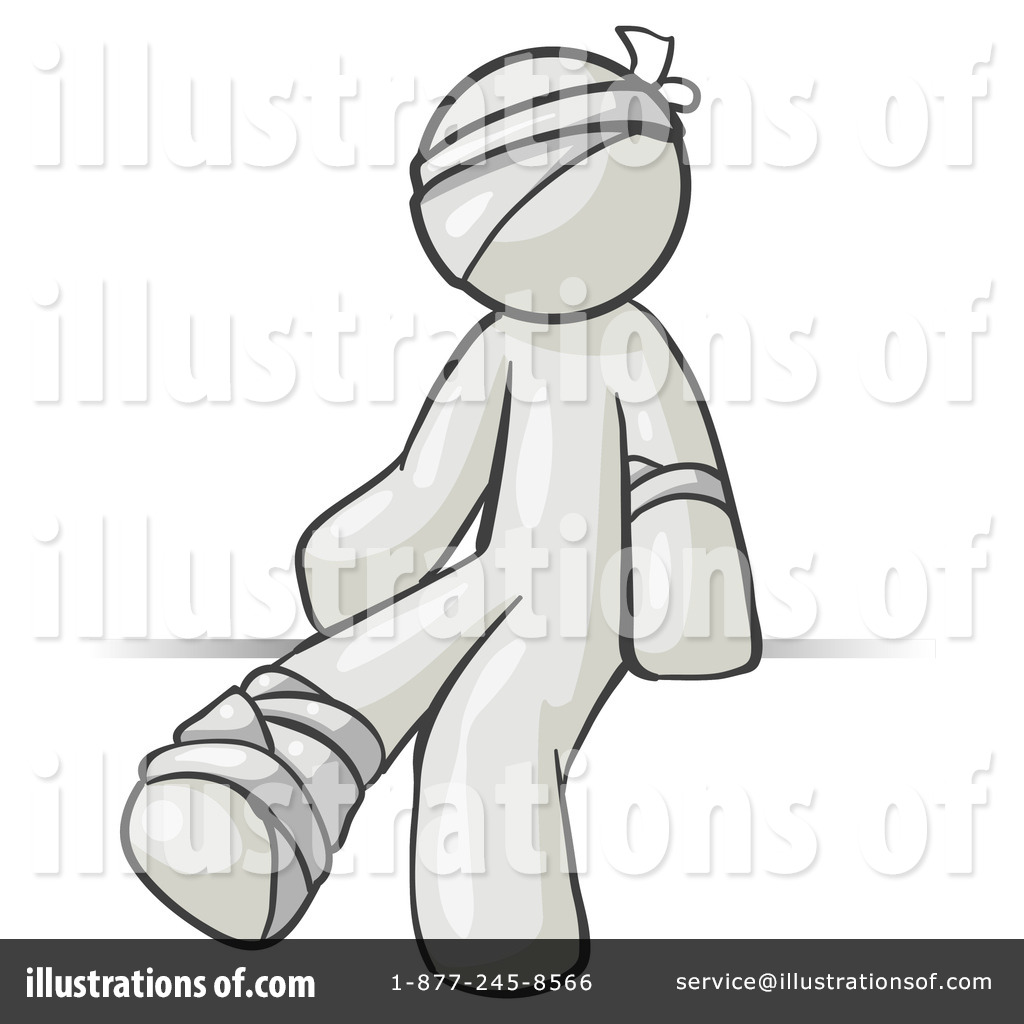 Injury Clipart  219705   Illustration By Leo Blanchette