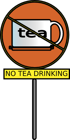 No Tea Drinking Clip Art At Clker Com   Vector Clip Art Online    