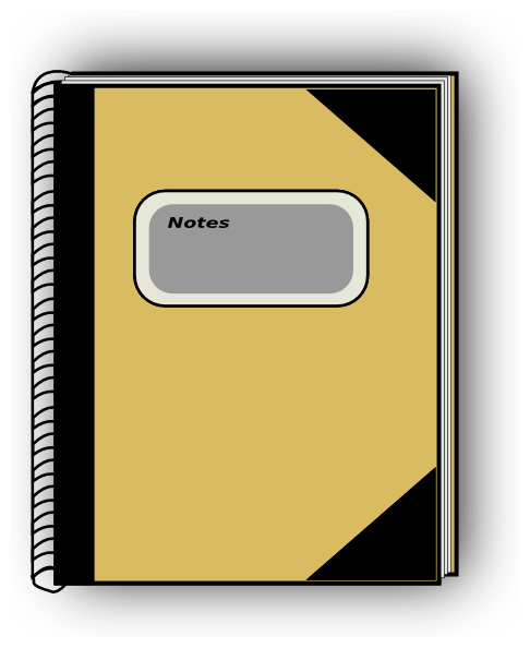 Notebook Clipart Open Notebook Clipart Notebook In A Classroom Clipart
