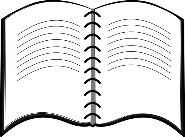 Open Book Symbol Clip Art