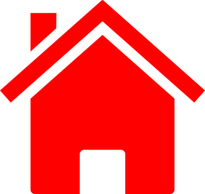 Red House Clip Art At Clker Com   Vector Clip Art Online Royalty Free    