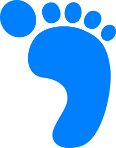 Right Baby Footprint Clip Art At Clker Com   Vector Clip Art Online