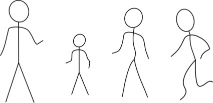 Stick Figures Clip Art Free Vector In Open Office Drawing Svg    Svg