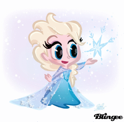 This Elsa Frozen Picture Was Created Using The Blingee Free Online