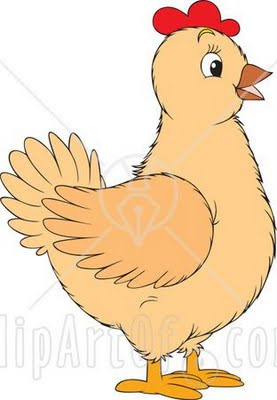 31211 Clipart Illustration Of A Beige Chicken Hen With Red    Flickr