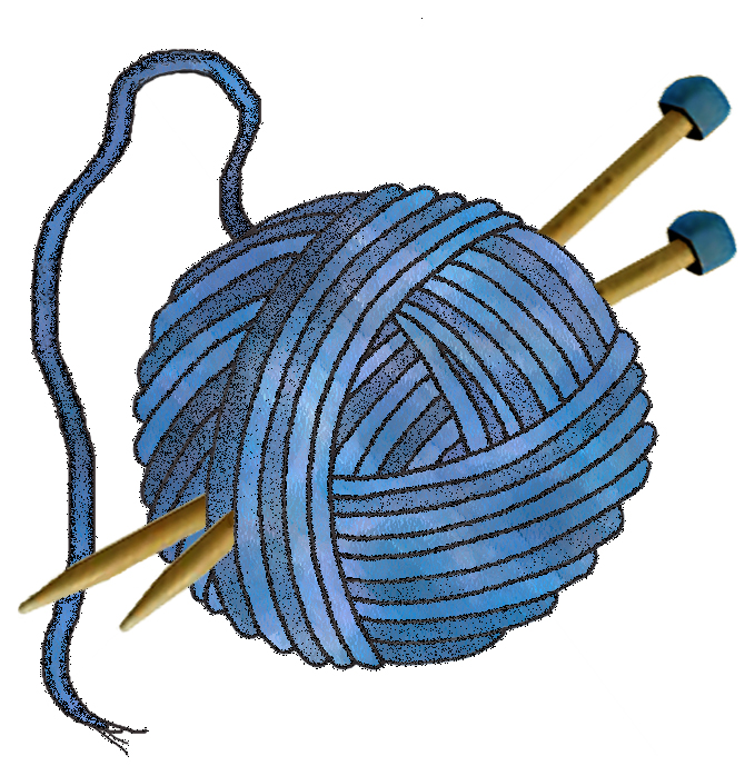 Artbyjean   Paper Crafts  Knitting Wool   Set A24   Blue Patchwork   A