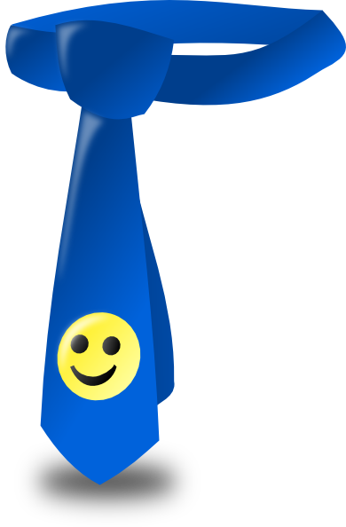 Blue Tie Clip Art   Vector