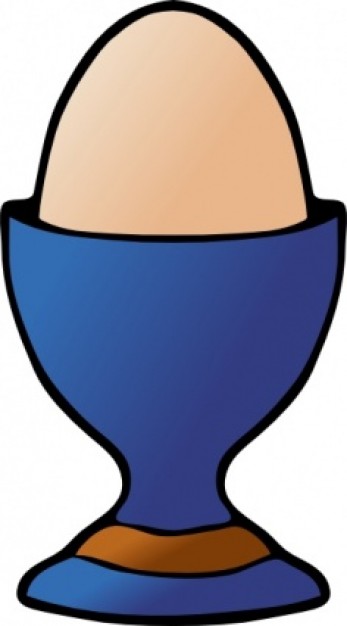 Egg Egg Cup Clip Art   Download Free Vector