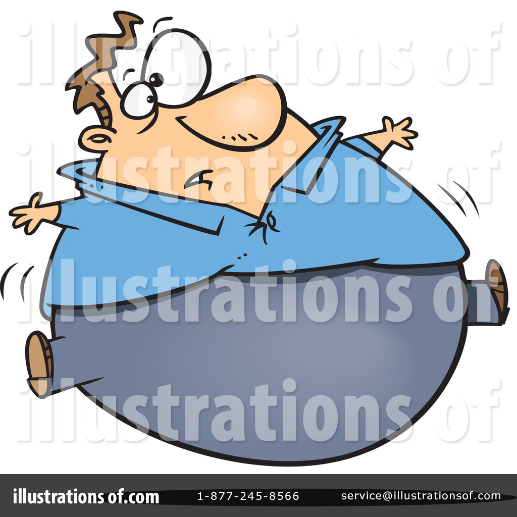 Fat Clipart  1086532 By Ron Leishman   Royalty Free  Rf  Stock