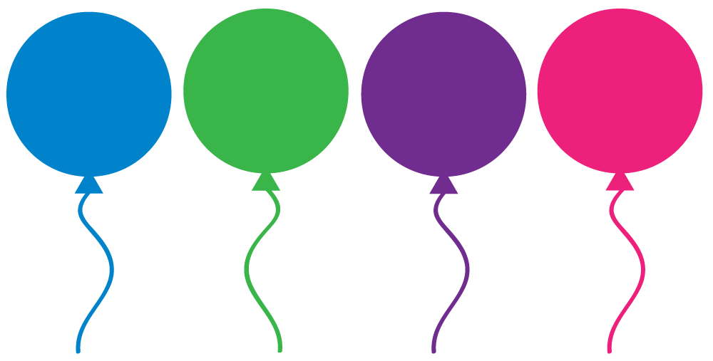 Free Birthday Balloons Clipart For Party Decor Websites Signs Or