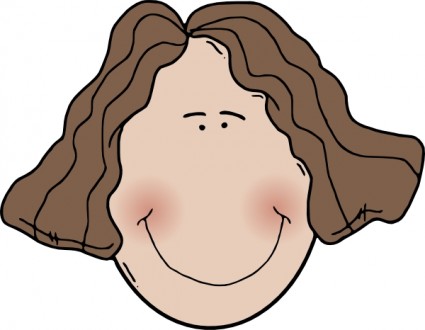 Lady Face Clip Art Free Vector In Open Office Drawing Svg    Svg