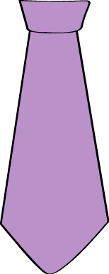 Purple Tie Clip Art   Transparent Png Purple Tie