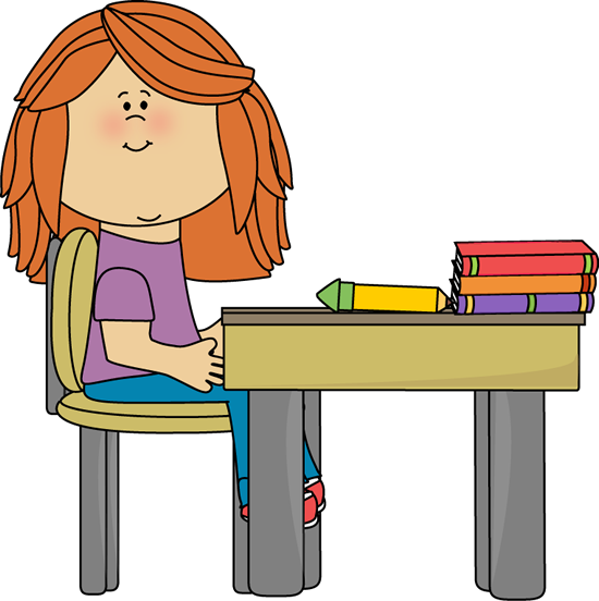 Student Writing At Desk Clipart   Clipart Panda   Free Clipart Images