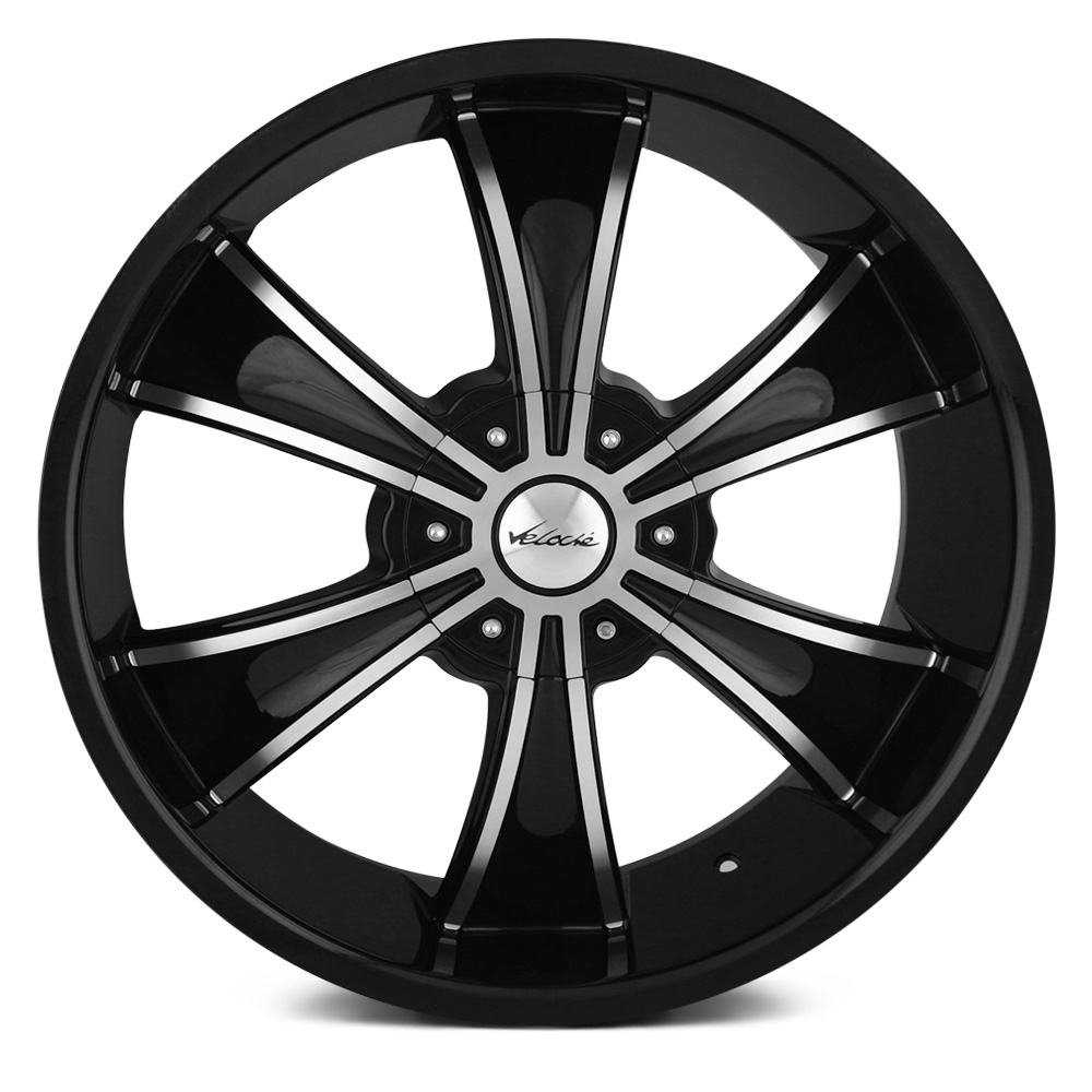 Veloche  Vector Wheels   Black With Machined Accents Rims1000