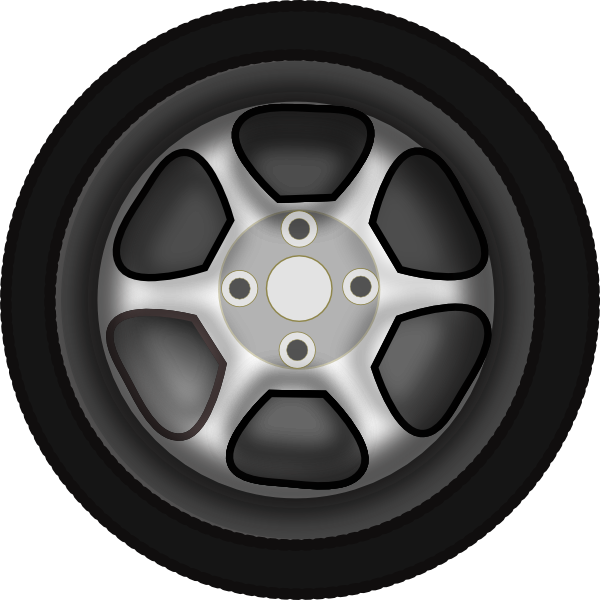 Wheel 3 Clip Art At Clker Com   Vector Clip Art Online Royalty Free
