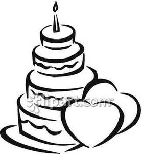 Black And White Wedding Cake Clip Art   Clipart Panda   Free Clipart    