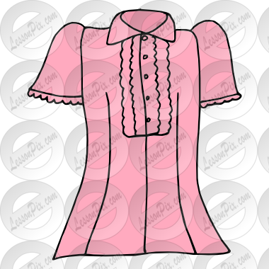 Blouse Picture For Classroom   Therapy Use   Great Blouse Clipart