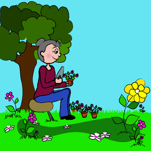 Clip Art Images Gardening Stock Photos   Clipart Gardening Pictures