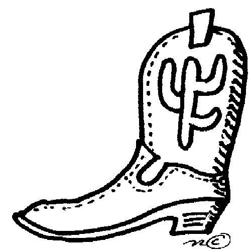 Cowboy Boot   Clip Art Gallery