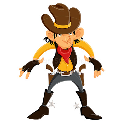 Cowboy Clip Art Graphic Royalty Free Cartoon Western Stock Image