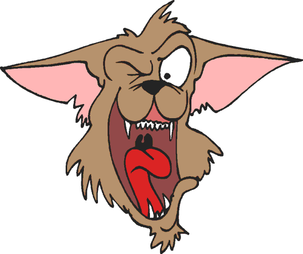 Crazy Mean Dog   Http   Www Wpclipart Com Animals Dogs Cartoon Dogs