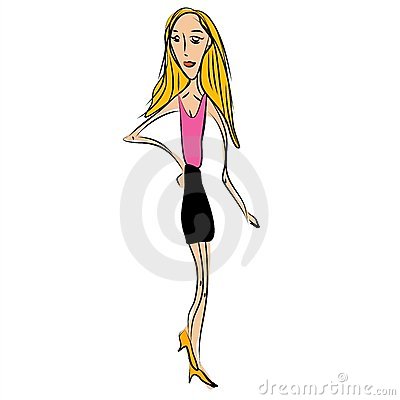 Dramatically Thin Female Model Who Looks Like She Has Anorexia
