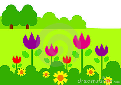Flower Garden Clipart Stock Photos Images And Vector Illustrations