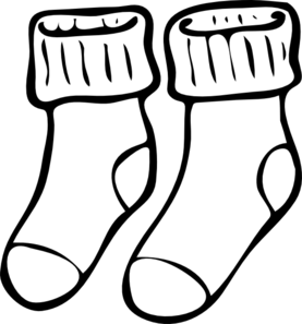 Neat Socks Clip Art At Clker Com   Vector Clip Art Online Royalty    