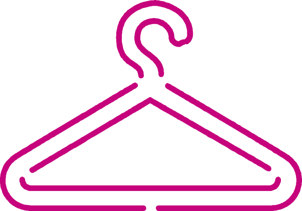 Pink Dress Hanger Clip Art At Clker Com   Vector Clip Art Online